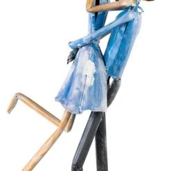 KUNSTLOFT Metall Skulptur Joyful Reunion