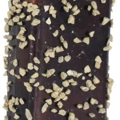 Krebs Glas Lauscha Braun/Weiß 12cm Eis am Stil Glasornament