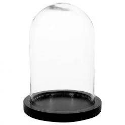 Atmosphera Créateur d'intérieur Glaskuppel, Ø 18 cm, schwarze Basis