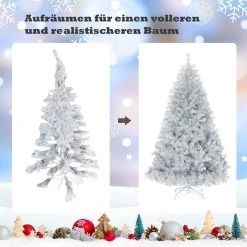 Costway 180cm Künstlicher Weihnachtsbaum 12 Costway 180cm Künstlicher Weihnachtsbaum -Günstiges Deko Geschäft 01ced2e3ab6f48b8845081fc9ebccc4d
