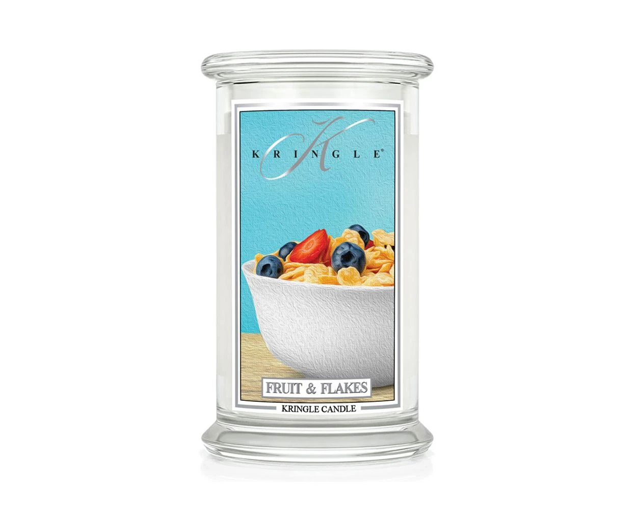Kringle Candle Große Classic Candle Fruit & Flakes 3 Kringle Candle Große Classic Candle Fruit & Flakes