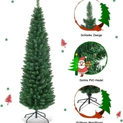 Costway 180cm Künstlicher Weihnachtsbaum -Günstiges Deko Geschäft 04b8e47c8e7e4f389428bc6804632158
