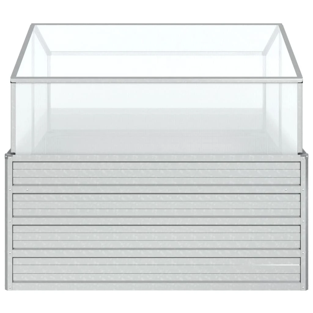 VidaXL Garten-Hochbeet - vidaXL Garten-Hochbeet mit Gewächshaus 100x100x85 cm Silber 7 VidaXL Garten-Hochbeet - vidaXL Garten-Hochbeet mit Gewächshaus 100x100x85 cm Silber – Bild 5