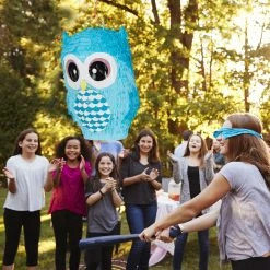 Relaxdays 2 x Pinata Eule blau -Günstiges Deko Geschäft 069faa791321492ca5184cce33ddb143 1