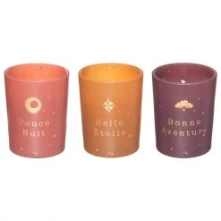 Atmosphera Créateur d'intérieur Duftkerzen im Dekobox, 3 Stück, 120 g