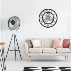 Relaxdays Wanduhr Zahnrad 80 cm -Günstiges Deko Geschäft 06d4f2421e7544888d3bd524d9d1627c