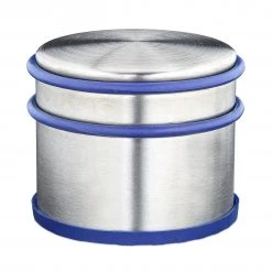 Relaxdays 1 x Türstopper Edelstahl blau