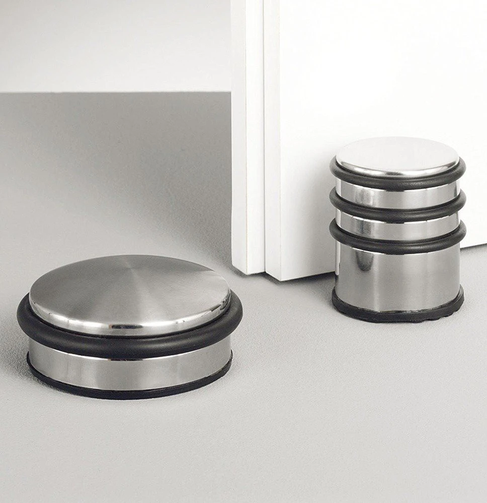 Zeller Türstopper Edelstahl Ø 10 x 4.5 cm 4 Zeller Türstopper Edelstahl Ø 10 x 4.5 cm – Bild 2