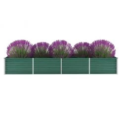 VidaXL Garten-Hochbeet Verzinkter Stahl Grün - vidaXL Garten-Hochbeet Verzinkter Stahl 320x80x45 cm Grün -Günstiges Deko Geschäft 0a59328e74424cf5a9c9f13175c3f065