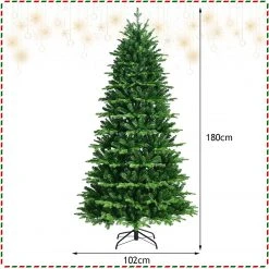 Costway 180cm LED Künstlicher Weihnachtsbaum -Günstiges Deko Geschäft 0b31166ee8d4428ba15bb9070bf224fe