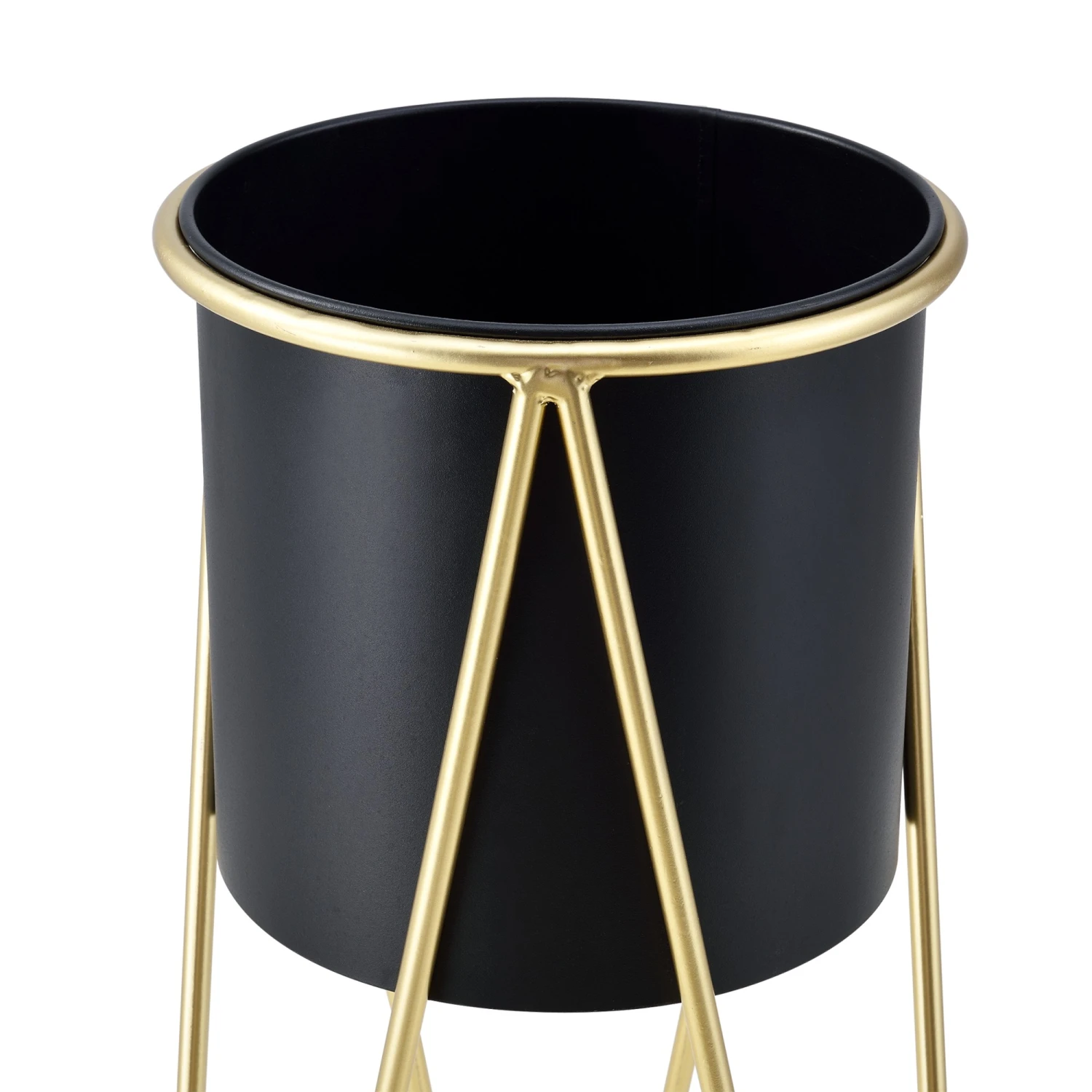 En.casa Pflanzständer Hedera - Schwarz 7 En.casa Pflanzständer Hedera - Schwarz – Bild 5