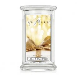Kringle Candle Große Classic Candle Gold & Cashmere