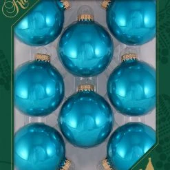 Krebs Glas Lauscha Mittelblau glänzend 7cm Glaskugeln uni -Günstiges Deko Geschäft 0c8114455bdd4035bb625d5e7a559a34