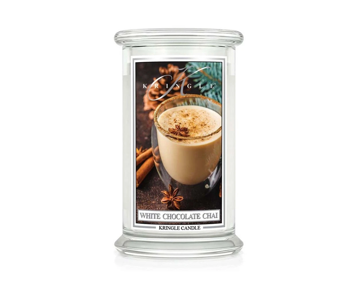 Kringle Candle Groß Classic Candle White Chocolate Chai 3 Kringle Candle Groß Classic Candle White Chocolate Chai