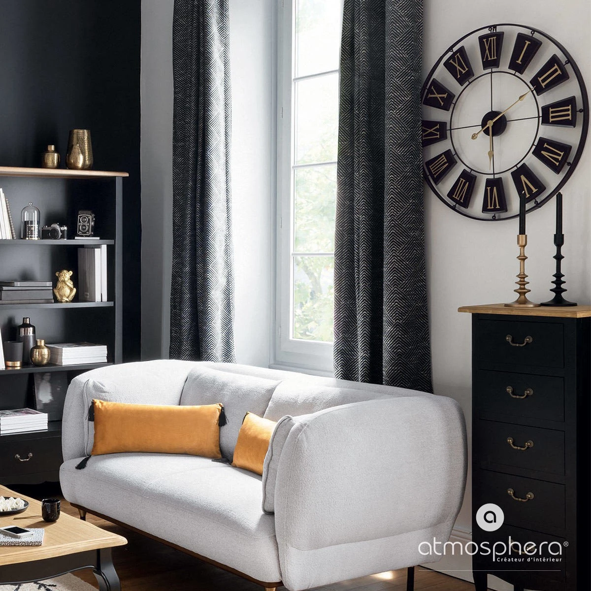 Atmosphera Créateur d'intérieur Hängeuhr mit einzigartigem Muster 4 Atmosphera Créateur d'intérieur Hängeuhr mit einzigartigem Muster – Bild 2