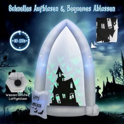 Costway Aufblasbarer Halloween-Grabstein 16 Costway Aufblasbarer Halloween-Grabstein -Günstiges Deko Geschäft 0f0d16d43ec34565b5894004032a895f