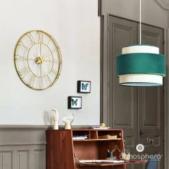 Atmosphera Créateur d'intérieur Wanduhr 3D-Optik, Metall, Ø 70 cm -Günstiges Deko Geschäft 0f17adc4561d4520ad93836039f020f3