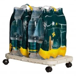 Dmora Plattform mit Polypropylenrädern