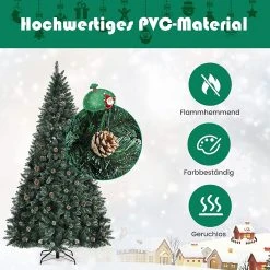 Costway 180cm Künstlicher Weihnachtsbaum 16 Costway 180cm Künstlicher Weihnachtsbaum -Günstiges Deko Geschäft 0f7cb037c61d4c46983d77e594ac9483