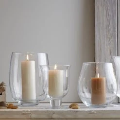 Windlicht Twilight - Glas - Klar - Höhe: 26 cm -Günstiges Deko Geschäft 1000056682 210827 17002600022 MOOD DETAILS P000000001000056682 mood