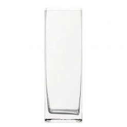 Vase Column - Glas - Transparent - Höhe: 30 cm