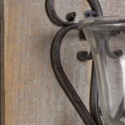 My Flair Wandkerzenhalter Wallha - Glas - Weiß / Braun -Günstiges Deko Geschäft 1000139516 181113 08372033 GALLERYIMAGES P000000001000139516