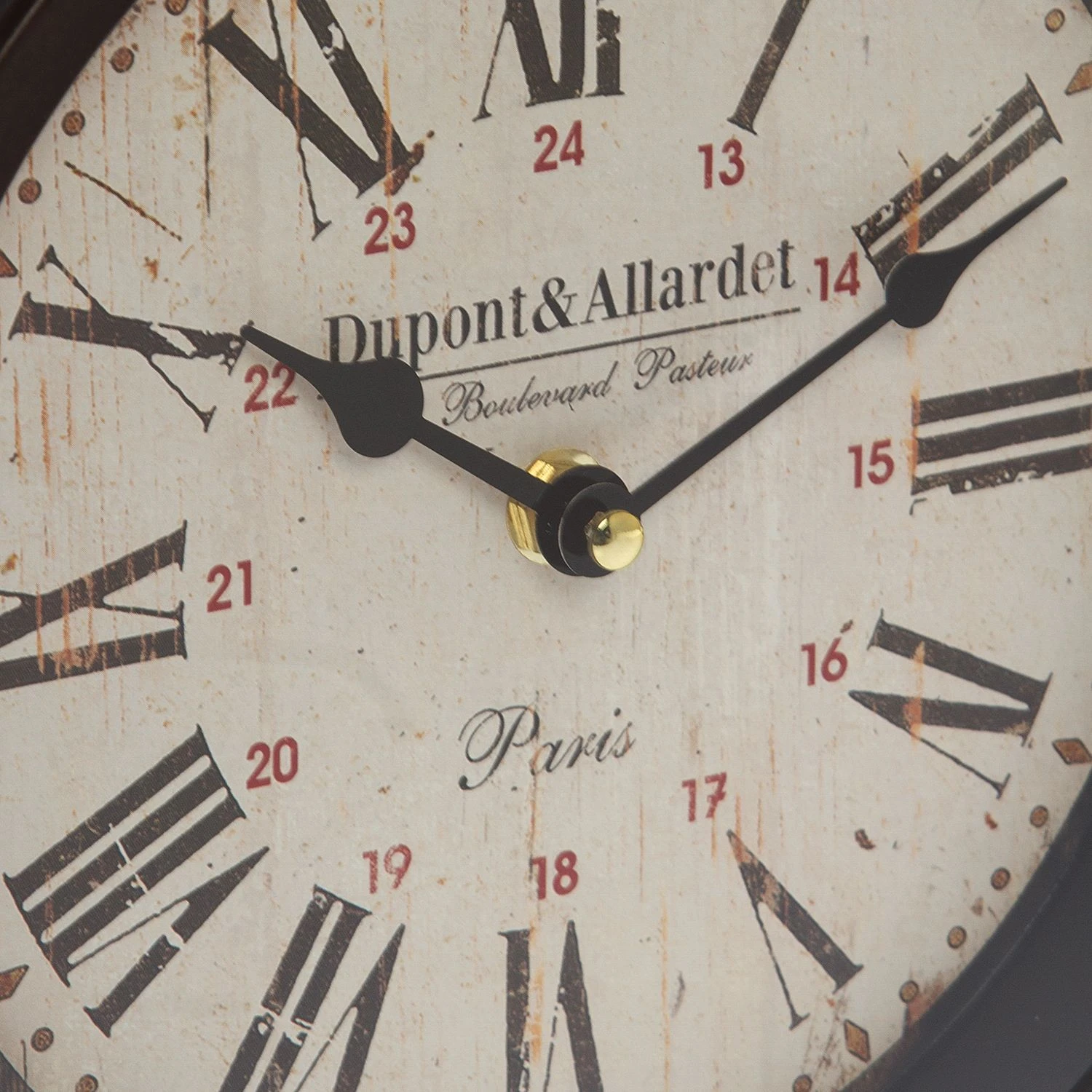 My Flair Wanduhr Thuin - Eisen - Braun / Beige 5 My Flair Wanduhr Thuin - Eisen - Braun / Beige – Bild 3