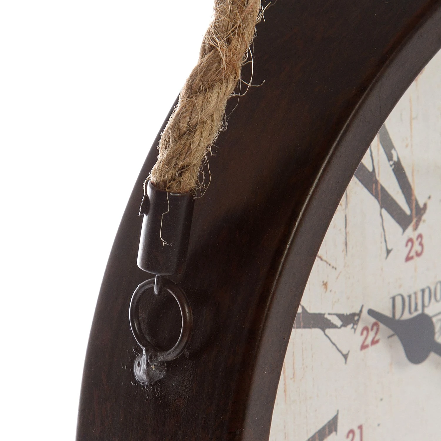 My Flair Wanduhr Thuin - Eisen - Braun / Beige 6 My Flair Wanduhr Thuin - Eisen - Braun / Beige – Bild 4