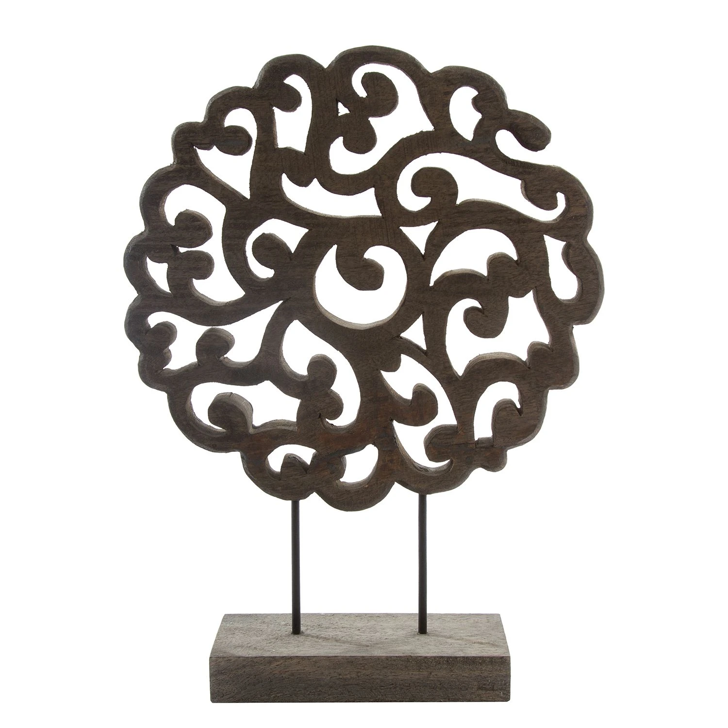 My Flair Dekofigur Fretcut - Eisen / Mangoholz - Braun / Schwarz 3 My Flair Dekofigur Fretcut - Eisen / Mangoholz - Braun / Schwarz