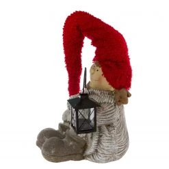 My Flair Dekofigur Laternenkind Mädchen - Kunstharz - Grau / Rot -Günstiges Deko Geschäft 1000140817 181114 074240117 GALLERYIMAGES P000000001000140817