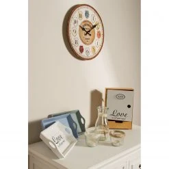 My Flair Wanduhr Kambalda - MDF - Mehrfarbig -Günstiges Deko Geschäft 1000143004 181115 17300654 MOOD GALLERYIMAGES P000000001000143004 mood