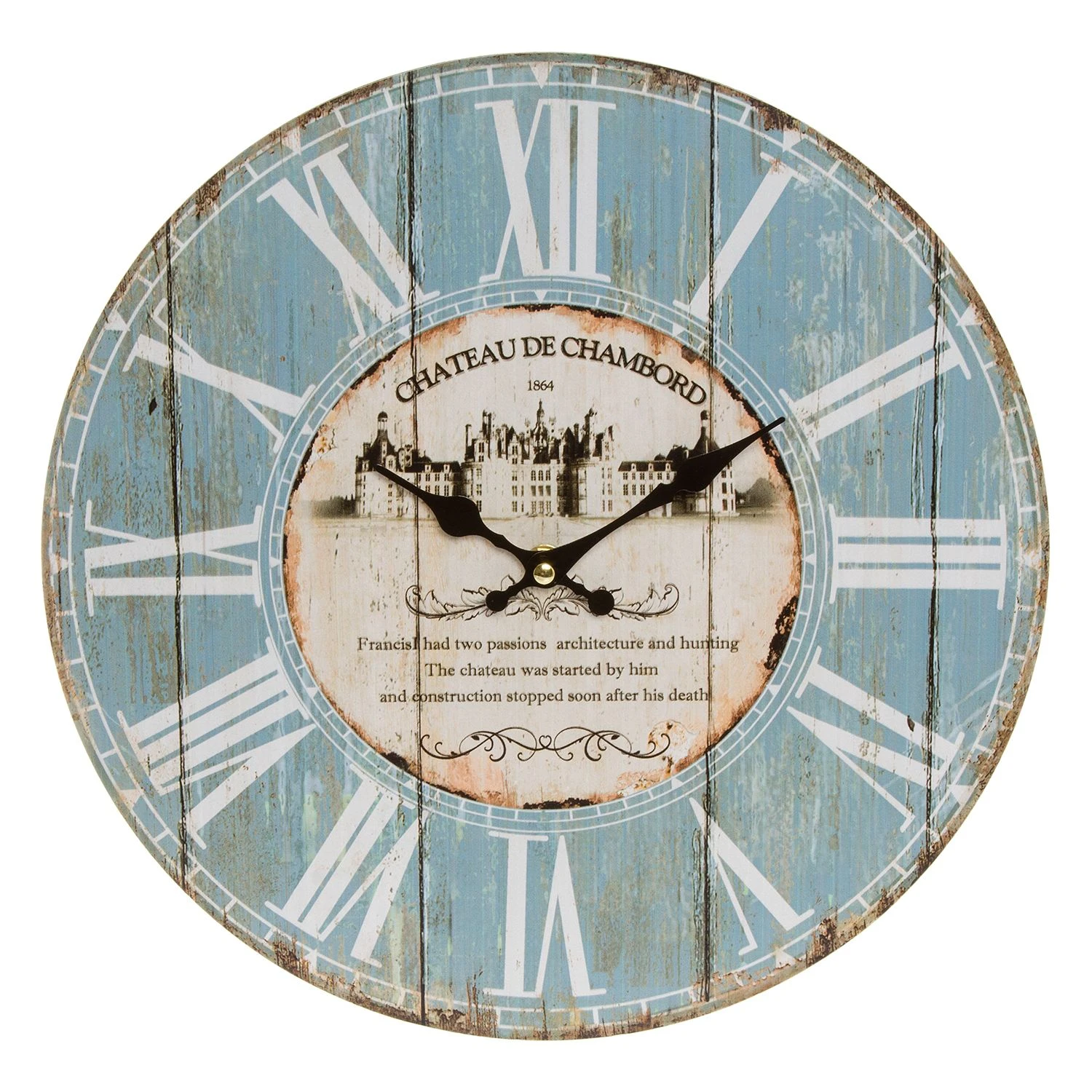 My Flair Wanduhr Schloss - MDF - Mehrfarbig 3 My Flair Wanduhr Schloss - MDF - Mehrfarbig