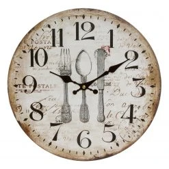 My Flair Wanduhr Corbion - MDF - Mehrfarbig