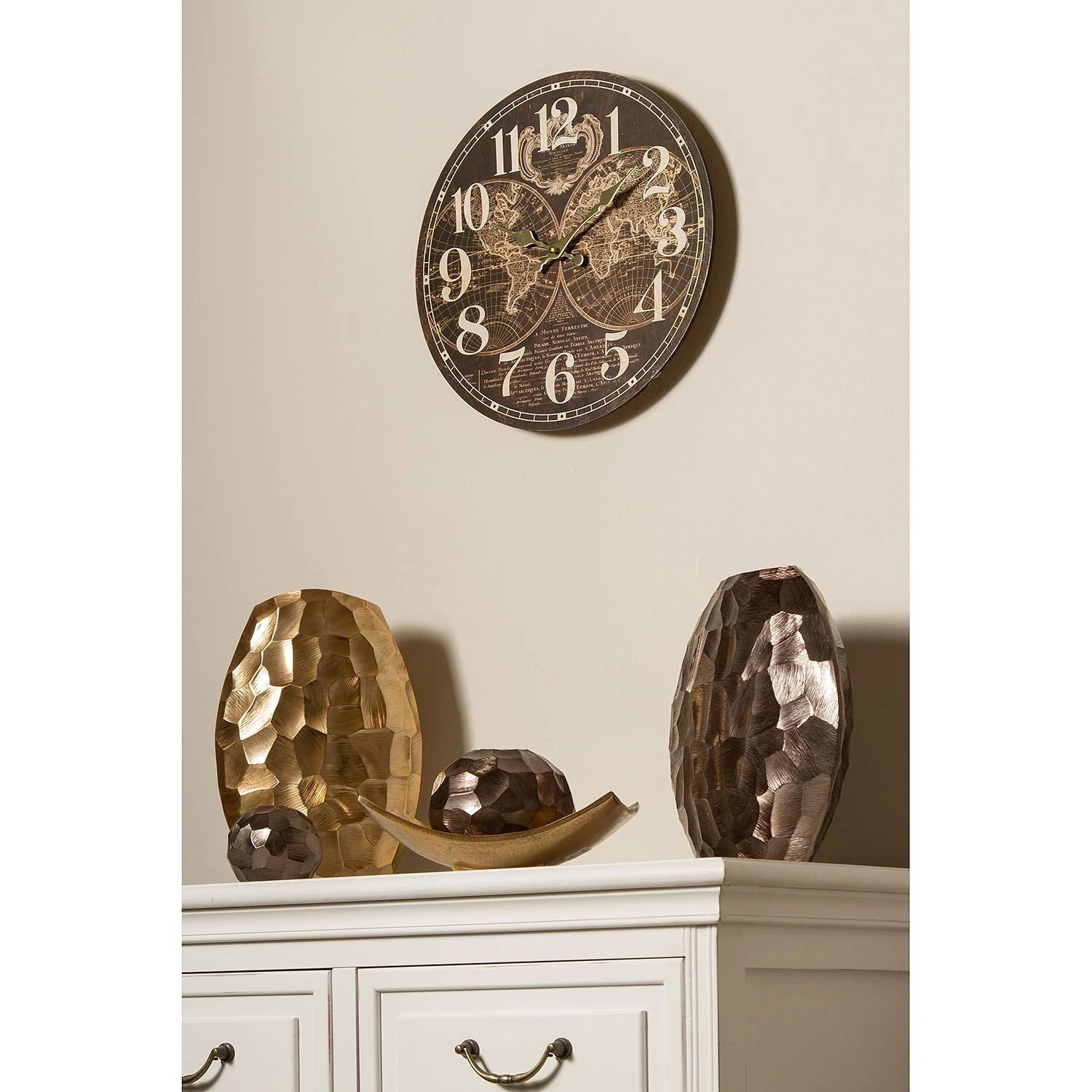 My Flair Wanduhr Bouillon - MDF - Mehrfarbig 4 My Flair Wanduhr Bouillon - MDF - Mehrfarbig – Bild 2