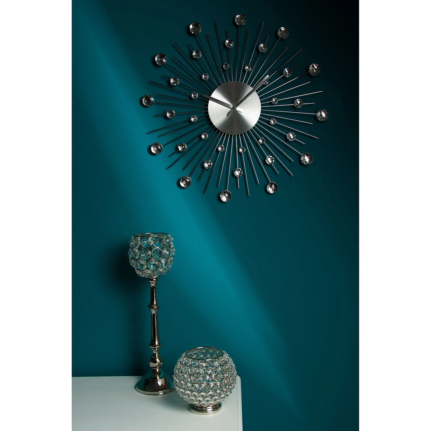 My Flair Wanduhr Universe - Holzwerkstoff - Weiß 4 My Flair Wanduhr Universe - Holzwerkstoff - Weiß – Bild 2