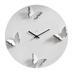 Sompex Wanduhr Venice - MDF / Papier - Grau