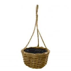 Flechtwaren Müller Hängeampel Kobo - Rattan - Braun