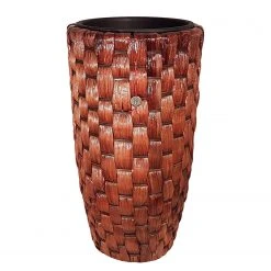 Flechtwaren Müller Pflanzgefäß Clovelly I - Wasserhyazinthe - Hellbraun - Braun