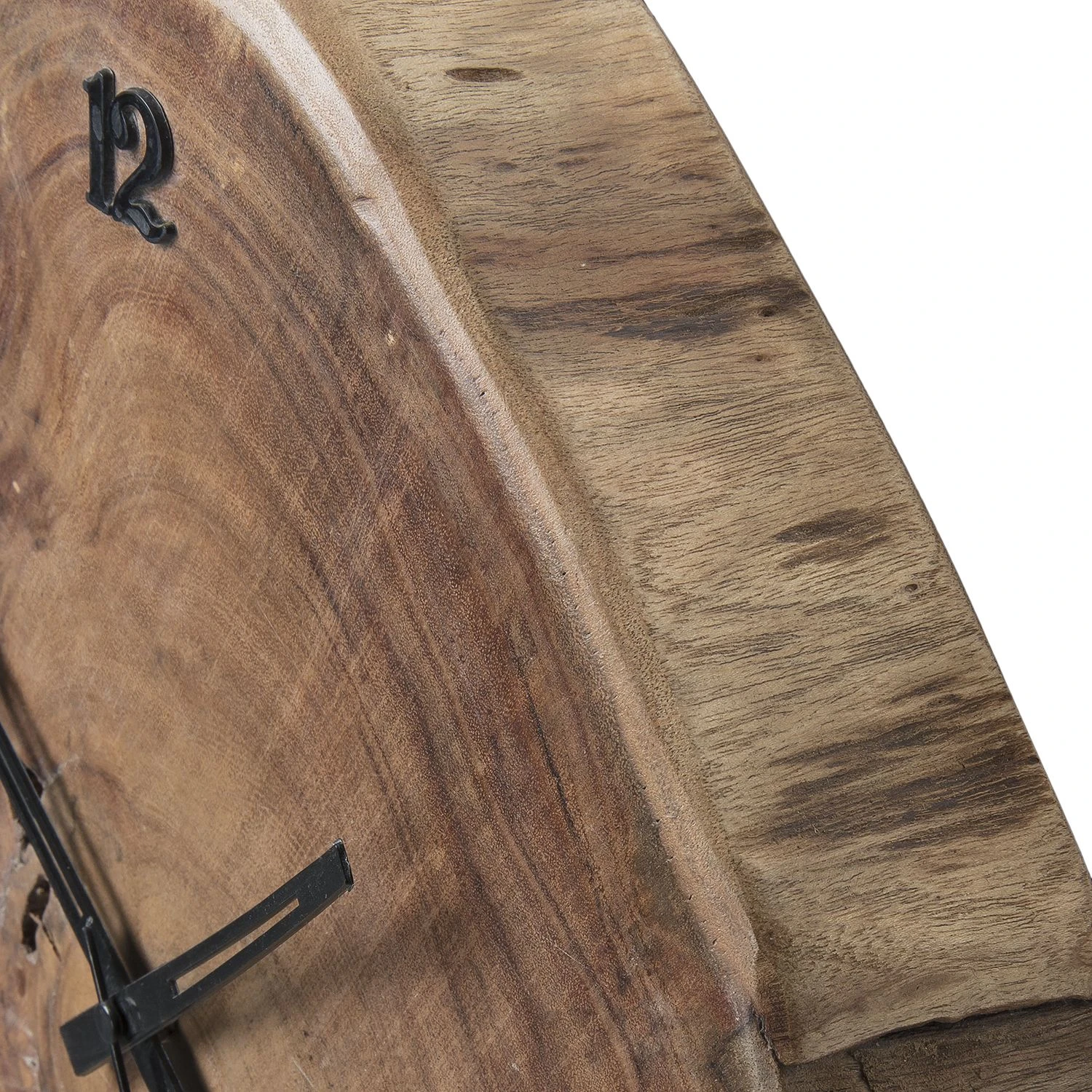 Twentyfour Wanduhr Dysart - Akazie massiv - Braun 4 Twentyfour Wanduhr Dysart - Akazie massiv - Braun – Bild 2