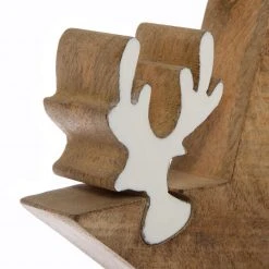 My Flair Dekofigur Wingene - Mango massiv - Braun / Weiß - Höhe: 21 cm -Günstiges Deko Geschäft 1000147748 181130 16160800007 GALLERYIMAGES P000000001000147748