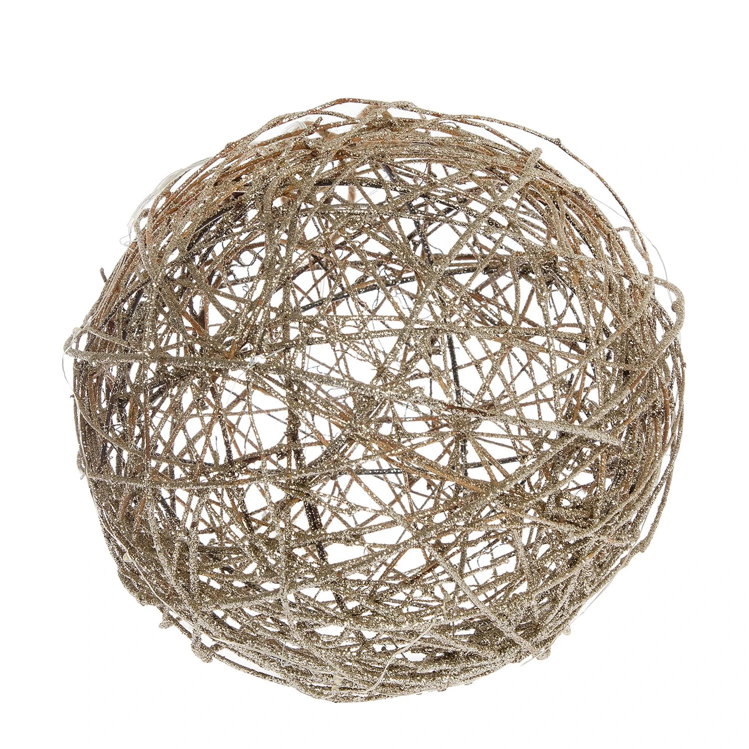 My Flair LED-Baumkugel Olinda - Rattan - Champagner 3 My Flair LED-Baumkugel Olinda - Rattan - Champagner