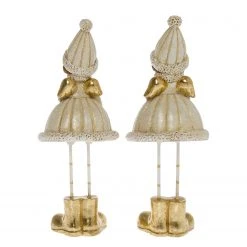 My Flair Dekofigur Winterkinder (2-teilig) - Polyresin - Creme / Gold -Günstiges Deko Geschäft 1000147780 181130 16161200105 GALLERYIMAGES P000000001000147780