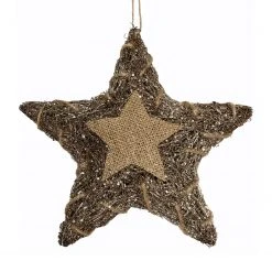 My Flair LED-Stern Hexham - Rattan - Braun