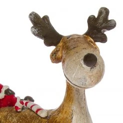 My Flair Dekofigur Rentier (2-teilig) - Polyresin - braun, rot, weiß -Günstiges Deko Geschäft 1000147790 181130 16161300147 GALLERYIMAGES P000000001000147790