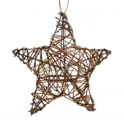 My Flair LED-Sternenhänger James Well - Rattanj - Braun