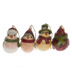 My Flair Baumhänger Criciuma (4-teilig) - Polyresin - Rot