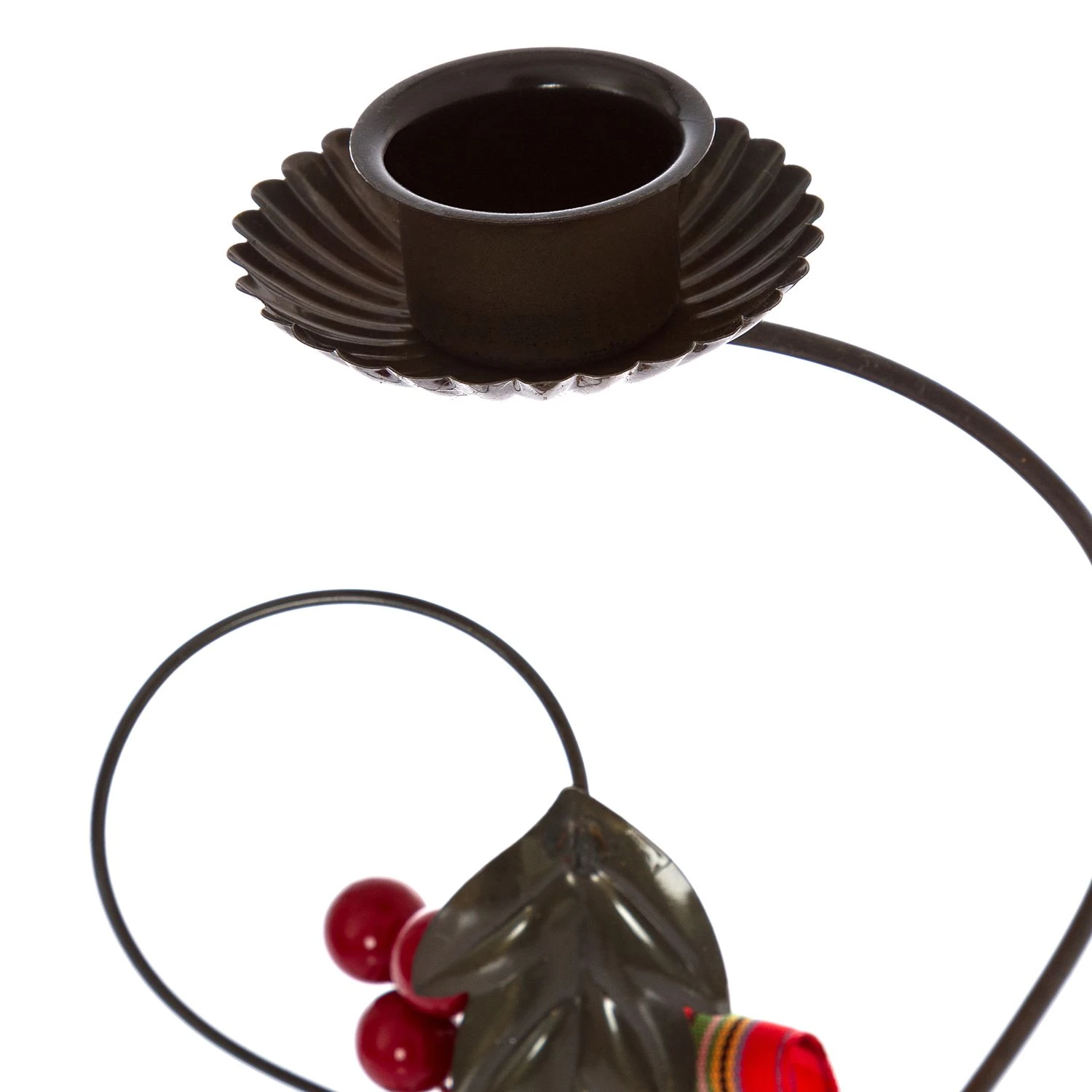 My Flair Kerzenständer Bourke - Eisen / Mango teilmassiv - Rot 5 My Flair Kerzenständer Bourke - Eisen / Mango teilmassiv - Rot – Bild 3