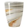 Leonardo Windlicht Alabastro - Glas - Creme marmoriert