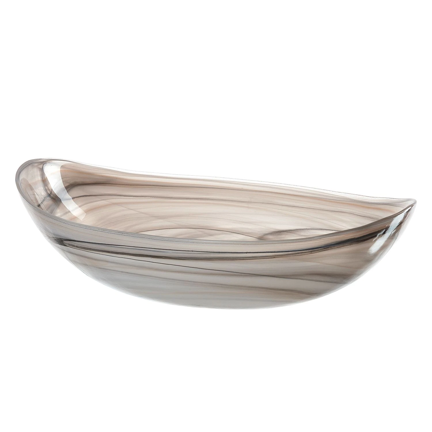 Leonardo Schale Alabastro Marble II - Glas - Grau marmoriert 3 Leonardo Schale Alabastro Marble II - Glas - Grau marmoriert