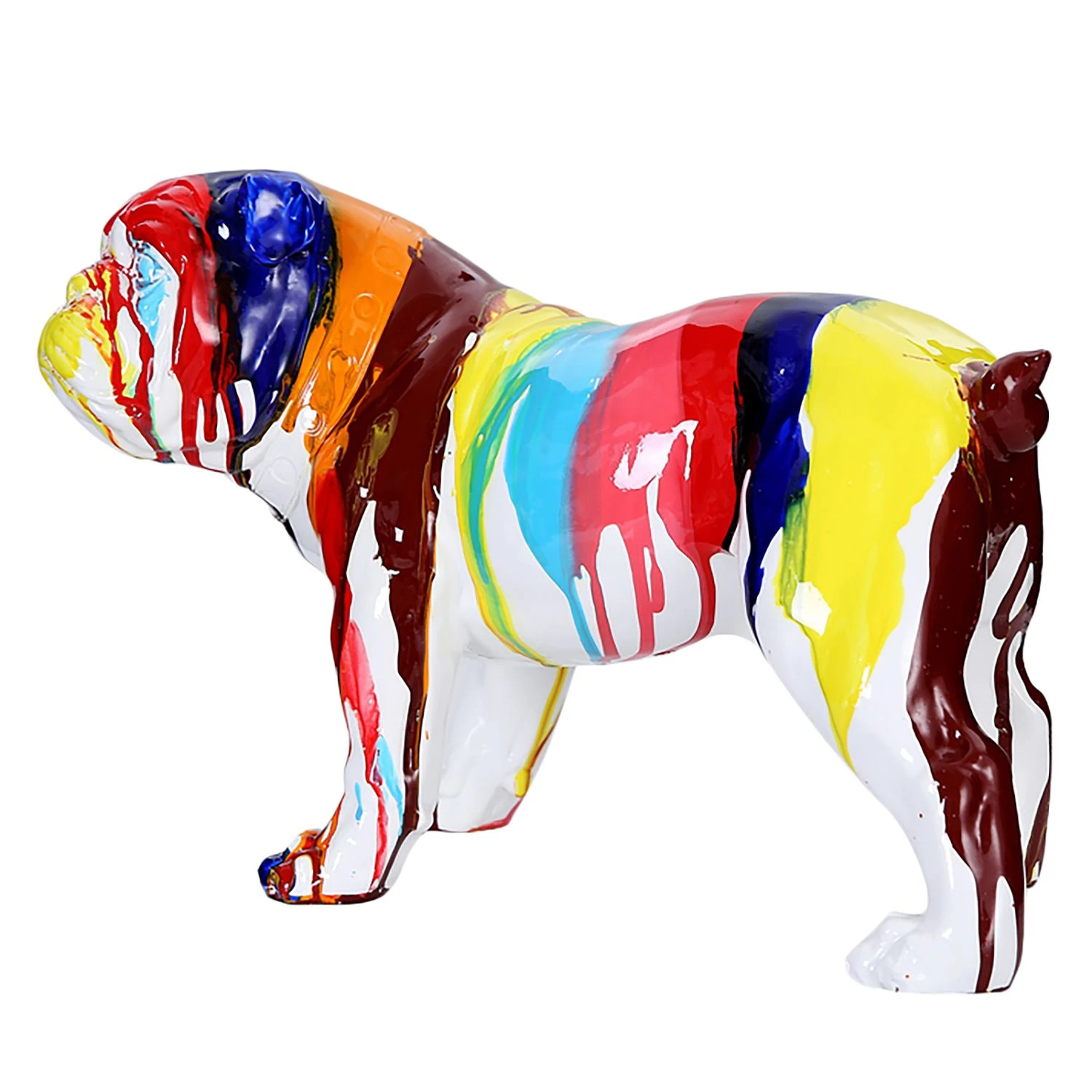 Kayoom Dekofigur Bulldog - Kunstharz - Multicolor 6 Kayoom Dekofigur Bulldog - Kunstharz - Multicolor – Bild 4